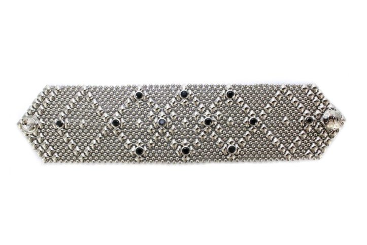 SG Liquid Metal bracelet-b10-z-blk-n-1 by Sergio Gutierrez
